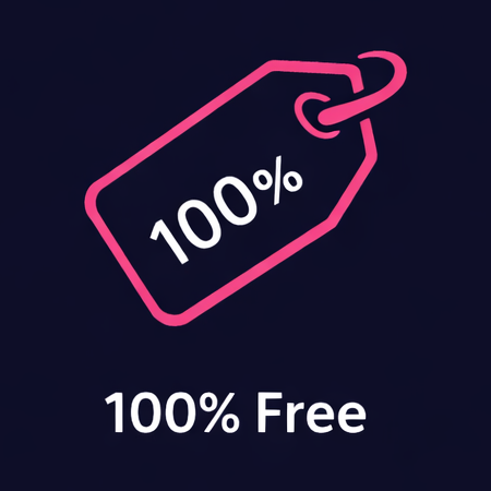 100% Free